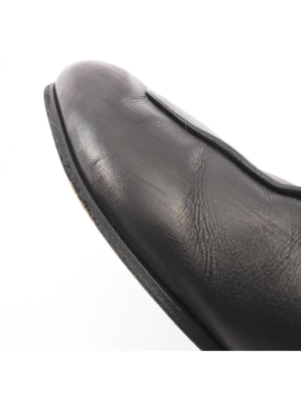 ★SOLD★ Gucci Sandals Prince Town Horsebit Black Leather Flat Shoes - Picture 11 of 11